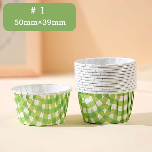 Cupcakes and Muffins Baking Cups With Dots Non-Stick Grease Proofing Cups Mini - Image 7