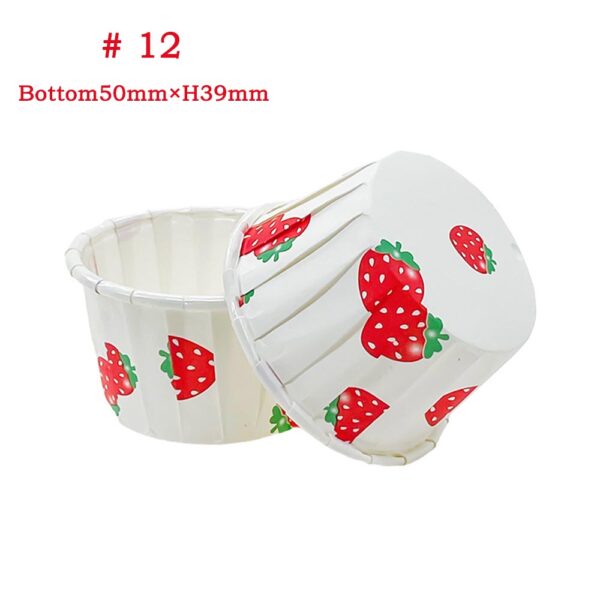Cupcakes and Muffins Baking Cups With Dots Non-Stick Grease Proofing Cups Mini - Image 18