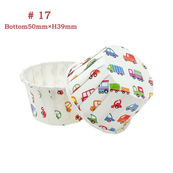 Cupcakes and Muffins Baking Cups With Dots Non-Stick Grease Proofing Cups Mini - Image 23