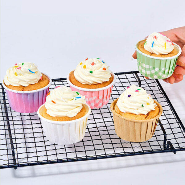 Non-Stick Parchment Paper Baking Cups Foliar Composable - Image 3