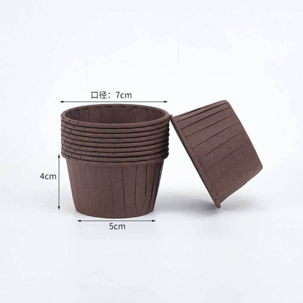 Non-Stick Parchment Paper Baking Cups Foliar Composable - Image 6