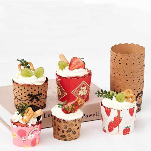 Heavy Duty Muffin Cupcakes Baking Cups Disposable Cake Wrappers Medium - Image 2