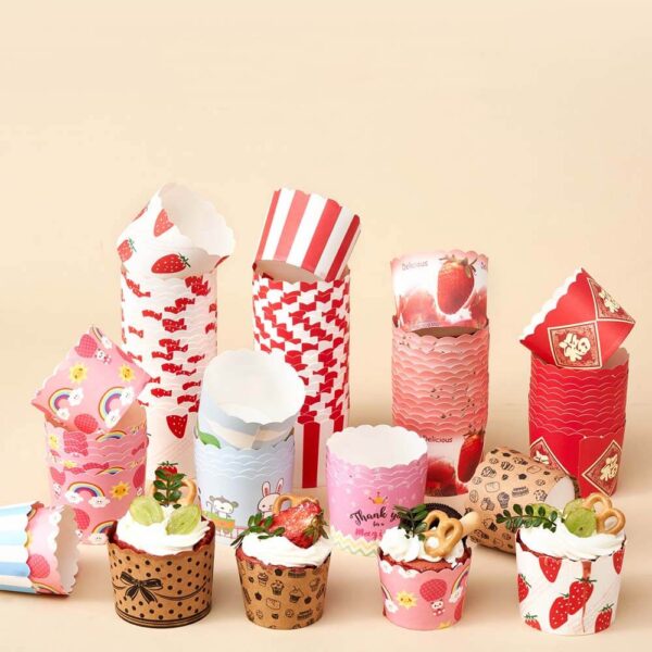 Heavy Duty Muffin Cupcakes Baking Cups Disposable Cake Wrappers Medium - Image 3