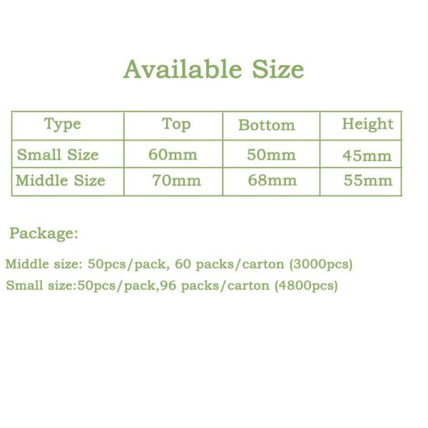Heavy Duty Muffin Cupcakes Baking Cups Disposable Cake Wrappers Medium - Image 4