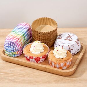 PE Coated Big Cupcake Liner Boat Shape Non-Stick Baking Paper