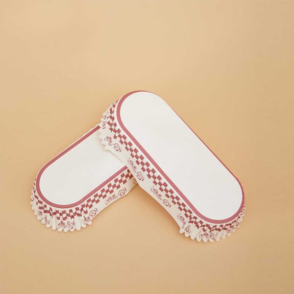 PE Coated Big Cupcake Liner Boat Shape Non-Stick Baking Paper - Image 16