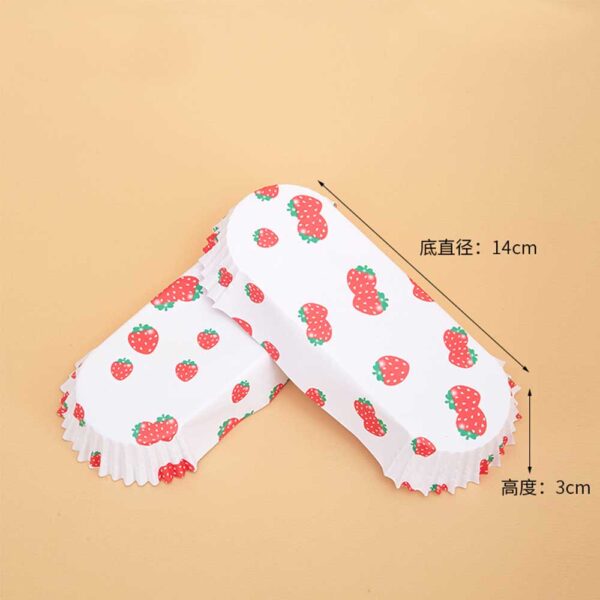PE Coated Big Cupcake Liner Boat Shape Non-Stick Baking Paper - Image 17