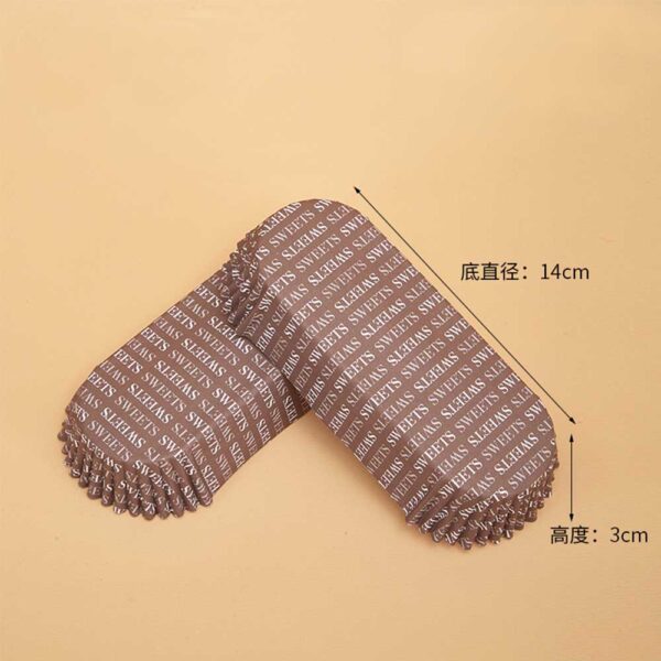 PE Coated Big Cupcake Liner Boat Shape Non-Stick Baking Paper - Image 18