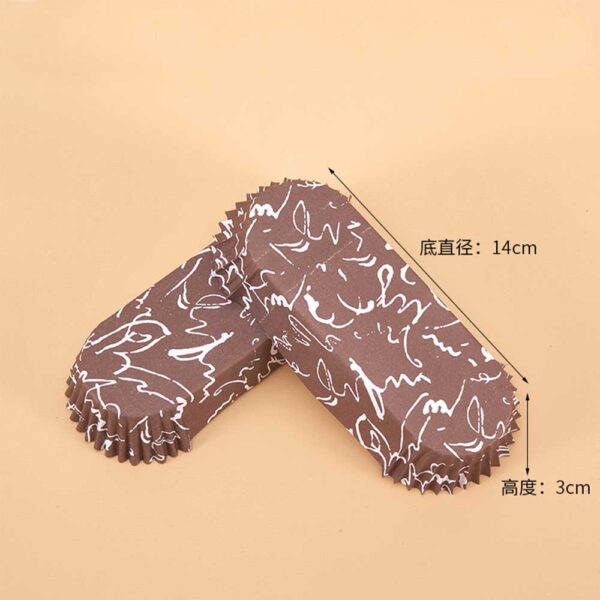 PE Coated Big Cupcake Liner Boat Shape Non-Stick Baking Paper - Image 19
