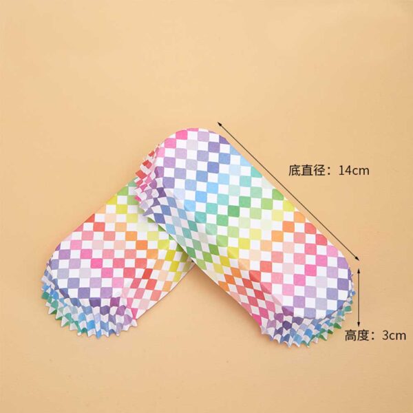 PE Coated Big Cupcake Liner Boat Shape Non-Stick Baking Paper - Image 20