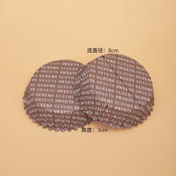 PE Coated Big Cupcake Liner Boat Shape Non-Stick Baking Paper - Image 24
