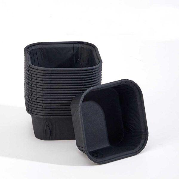 Rolled Rim Parchment Paper Liner Cupcake Wrapper Grease Proof Baking Cups Square - Image 15