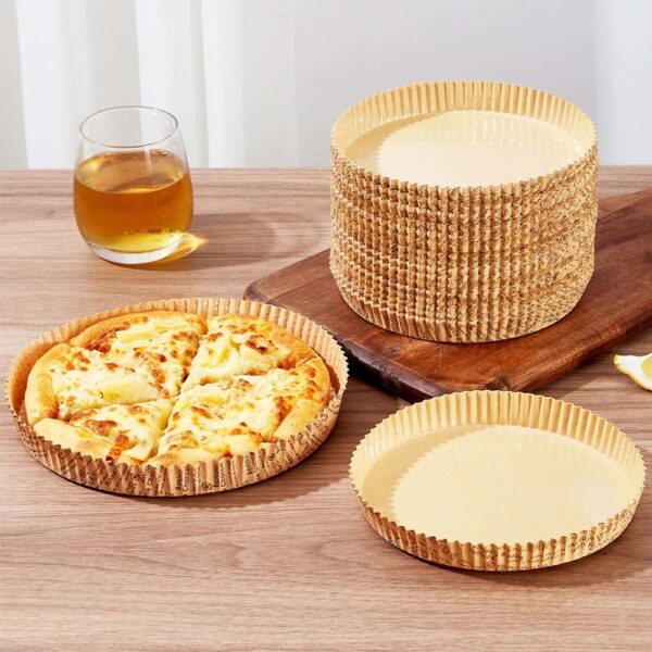 Mokamart Pizza Paper Holders, Eco-friendly Baking Paper Tray 4"/ 6"/7"/8"