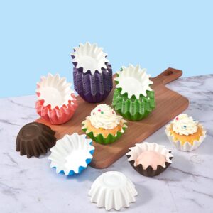 Heavy Duty Pudding Paper Cups PE Coated Non-Stick Baking Cups