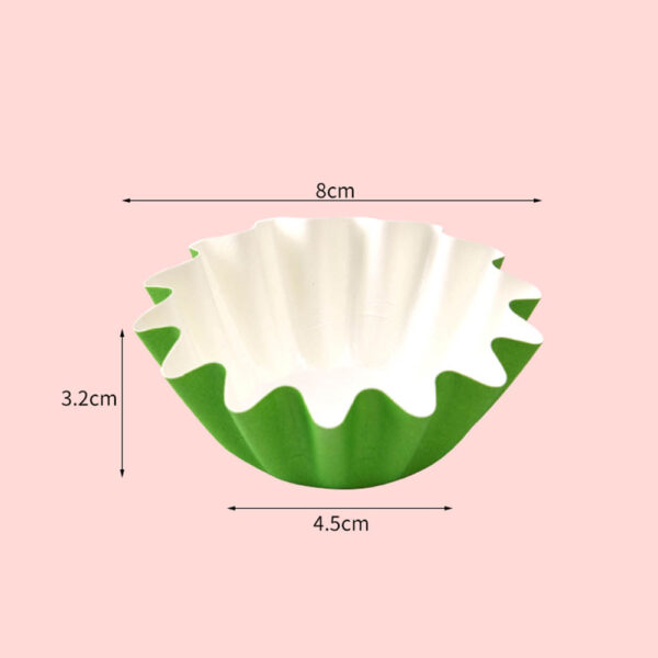 Heavy Duty Pudding Paper Cups PE Coated Non-Stick Baking Cups - Image 9