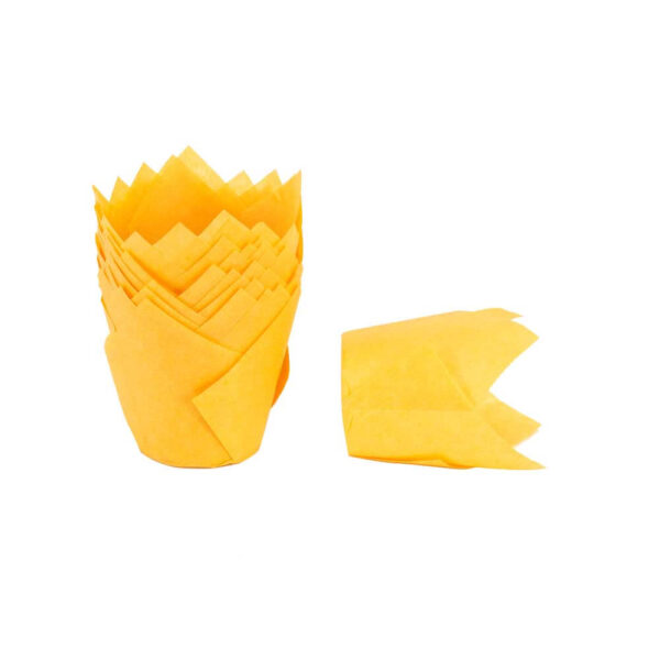 Tulip Cupcake Liners With Base Holder Non-Stick Grease Proof Baking Cups - Image 7