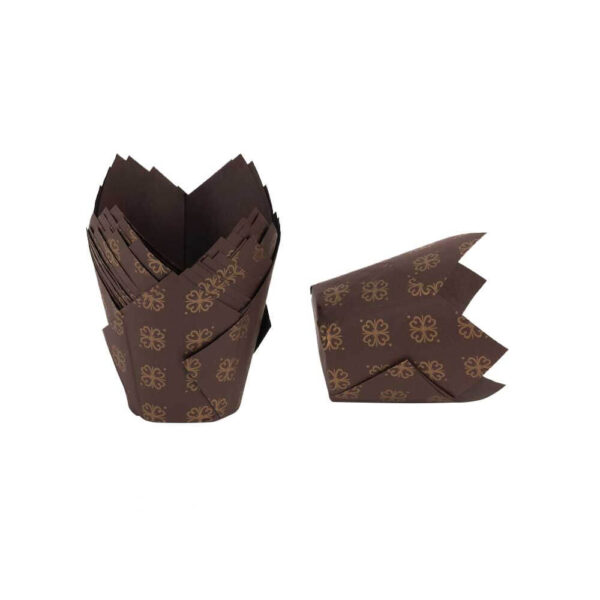 Tulip Cupcake Liners With Base Holder Non-Stick Grease Proof Baking Cups - Image 11