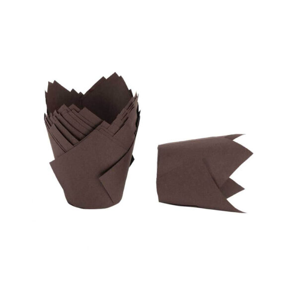 Tulip Cupcake Liners With Base Holder Non-Stick Grease Proof Baking Cups - Image 12