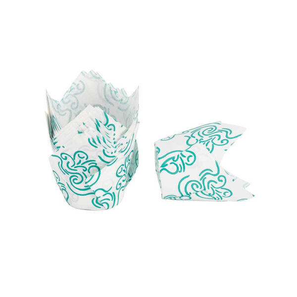 Tulip Cupcake Liners With Base Holder Non-Stick Grease Proof Baking Cups - Image 18