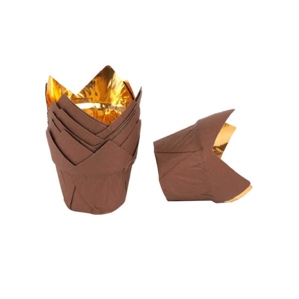 Tulip Cupcake Liners With Base Holder Non-Stick Grease Proof Baking Cups - Image 19
