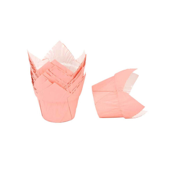Tulip Cupcake Liners With Base Holder Non-Stick Grease Proof Baking Cups - Image 24