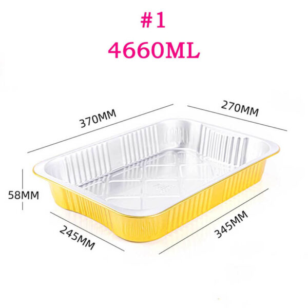 Disposable Aluminum Foil Baking Tray For Grills / Oven/Air fryer - Image 2