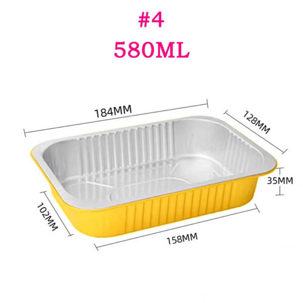 Disposable Aluminum Foil Baking Tray For Grills / Oven/Air fryer - Image 4