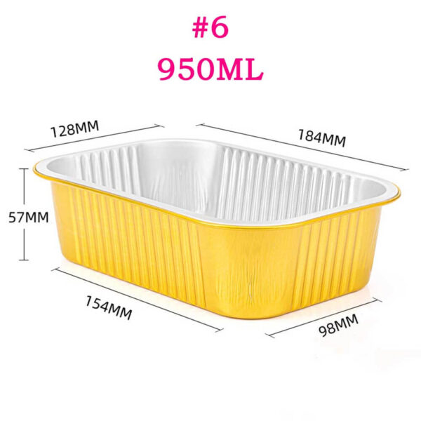 Disposable Aluminum Foil Baking Tray For Grills / Oven/Air fryer - Image 6