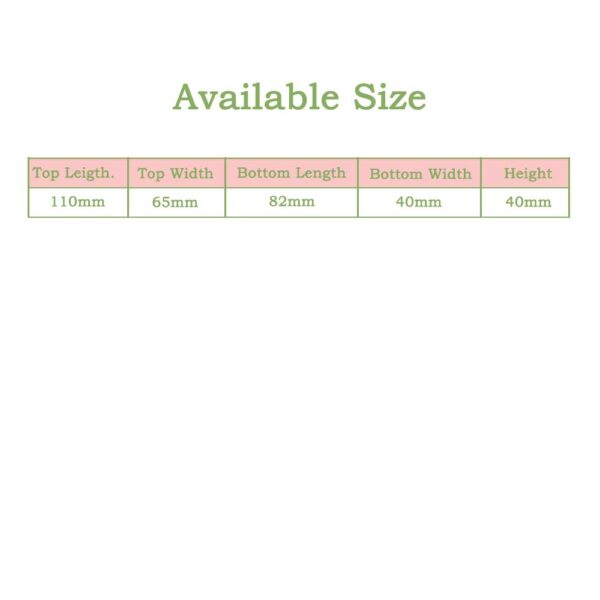 Disposable Rectangular Grease Proof Paper Cupcake Baking Cups 50 pcs set - Image 3