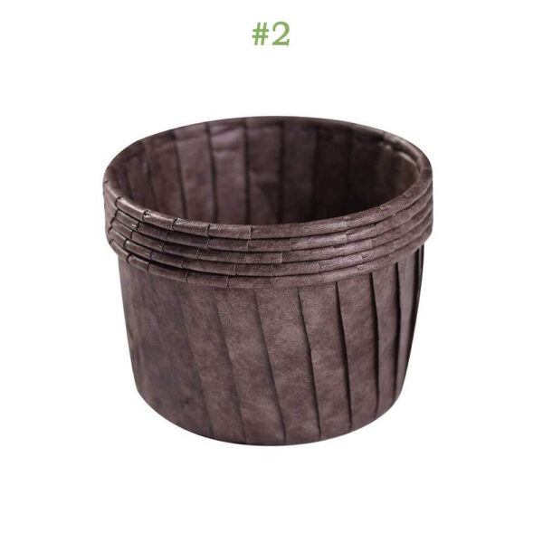 Grease Proof Cupcake Cups Complete Decomposable Paper Baking Cups Mini 50 Counts - Image 8