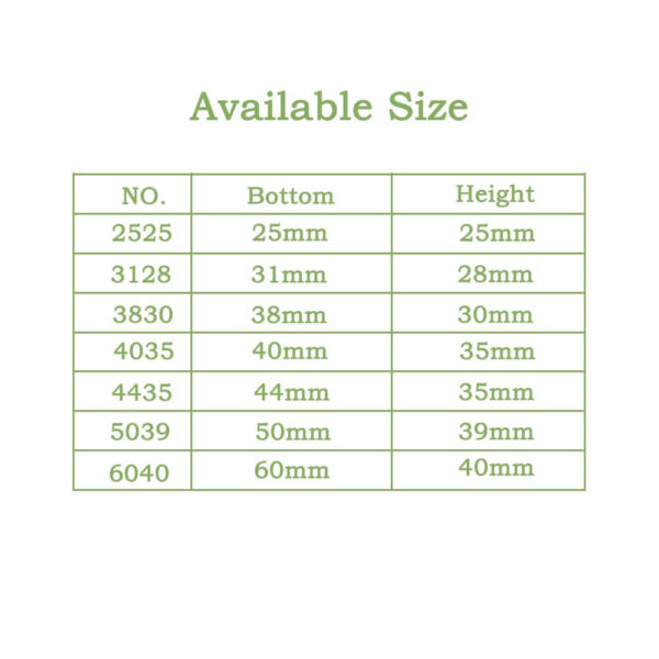 Grease Proof Cupcake Cups Complete Decomposable Paper Baking Cups Mini 50 Counts - Image 3