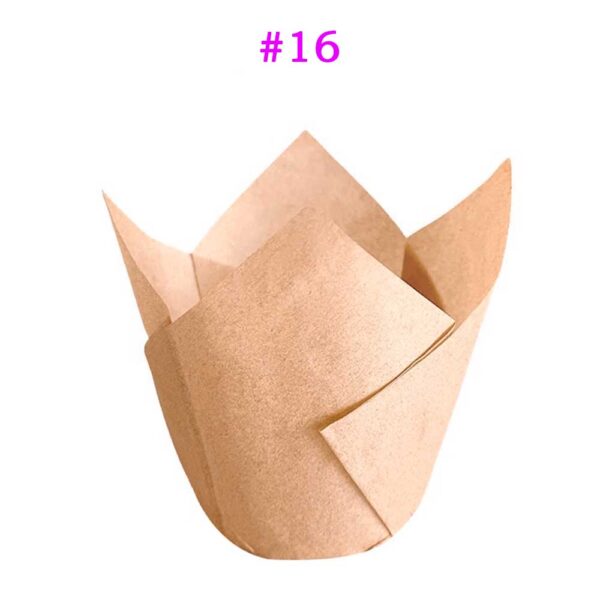 Disposable Paper Tulip Cupcake Liners 50 Counts Wholesale Price - Image 18