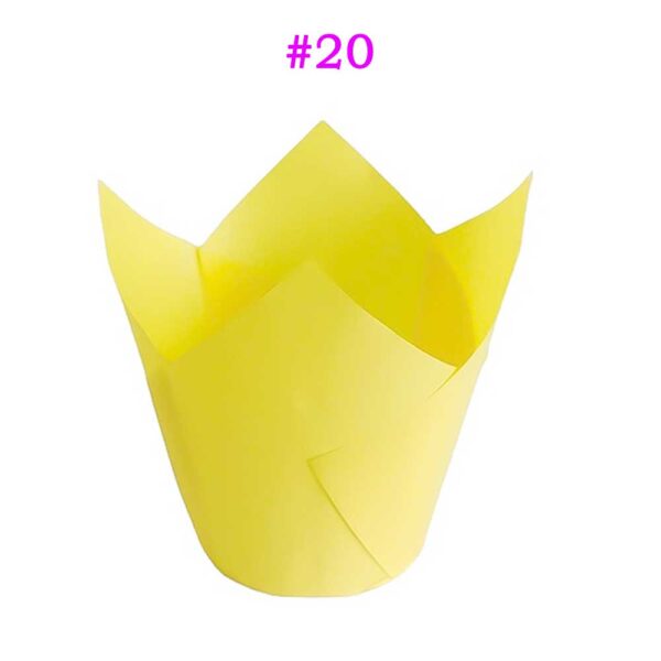 Disposable Paper Tulip Cupcake Liners 50 Counts Wholesale Price - Image 22