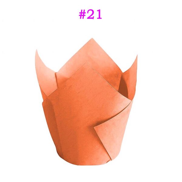 Disposable Paper Tulip Cupcake Liners 50 Counts Wholesale Price - Image 23