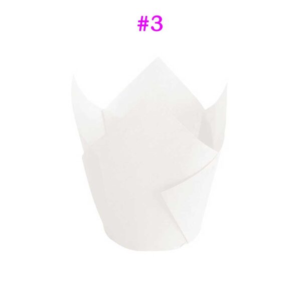 Disposable Paper Tulip Cupcake Liners 50 Counts Wholesale Price - Image 5